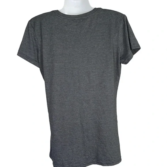 Instant Message holiday gnome tee gray medium - Picture 2 of 3